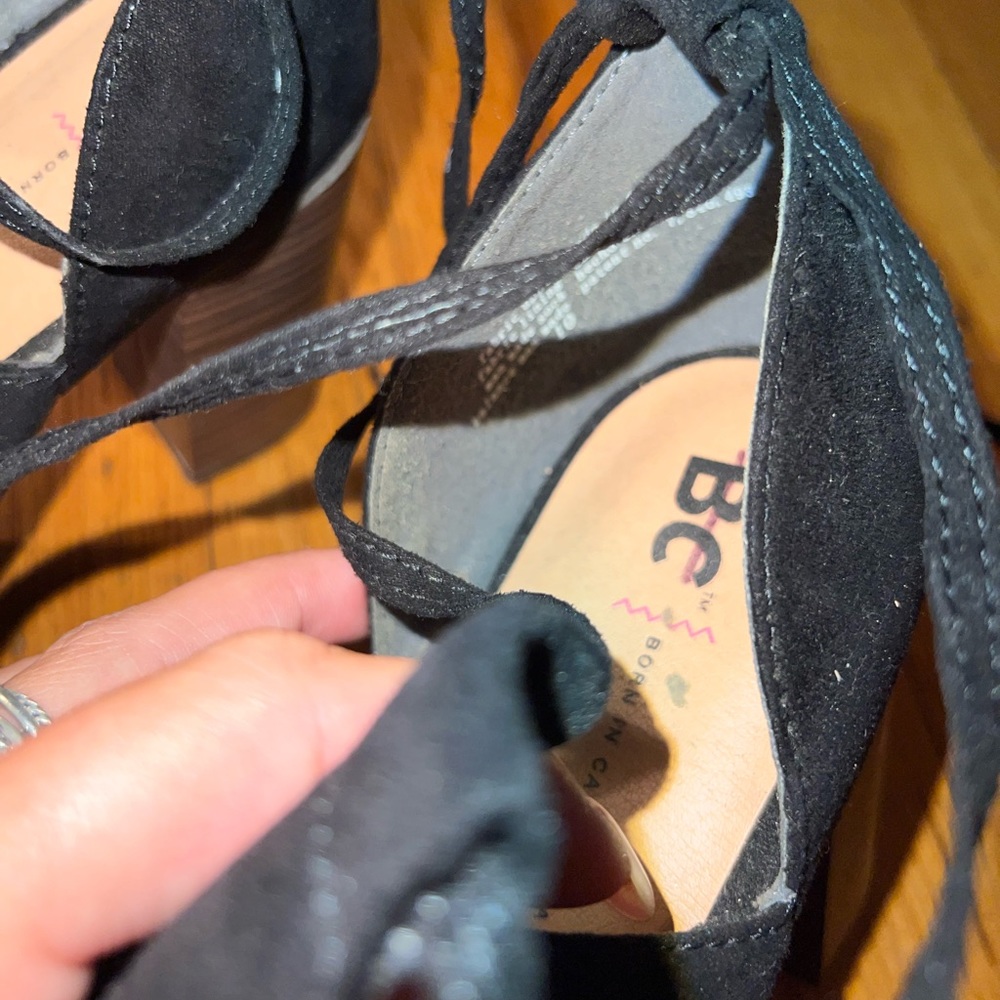 Born In California Lace Up Heels - Picture 3 of 4